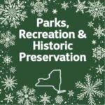 The logo for Parks, Recreation, and Historic Preservation.